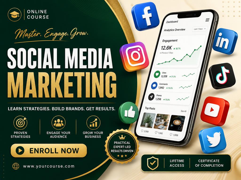 Social Media Marketing Course — NexaCash affiliate product